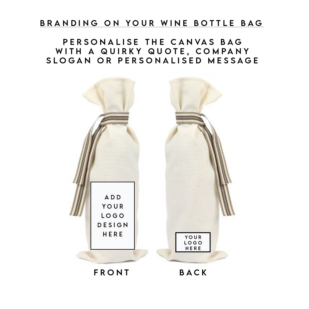Personalised Wine Bag Corporate Branding A Place To Shop