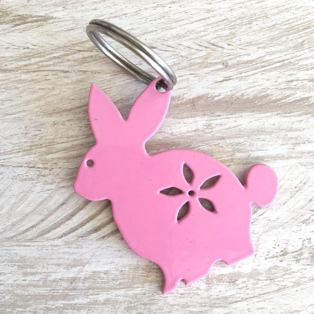 Metal Keyring | Bunny – A Place To Shop