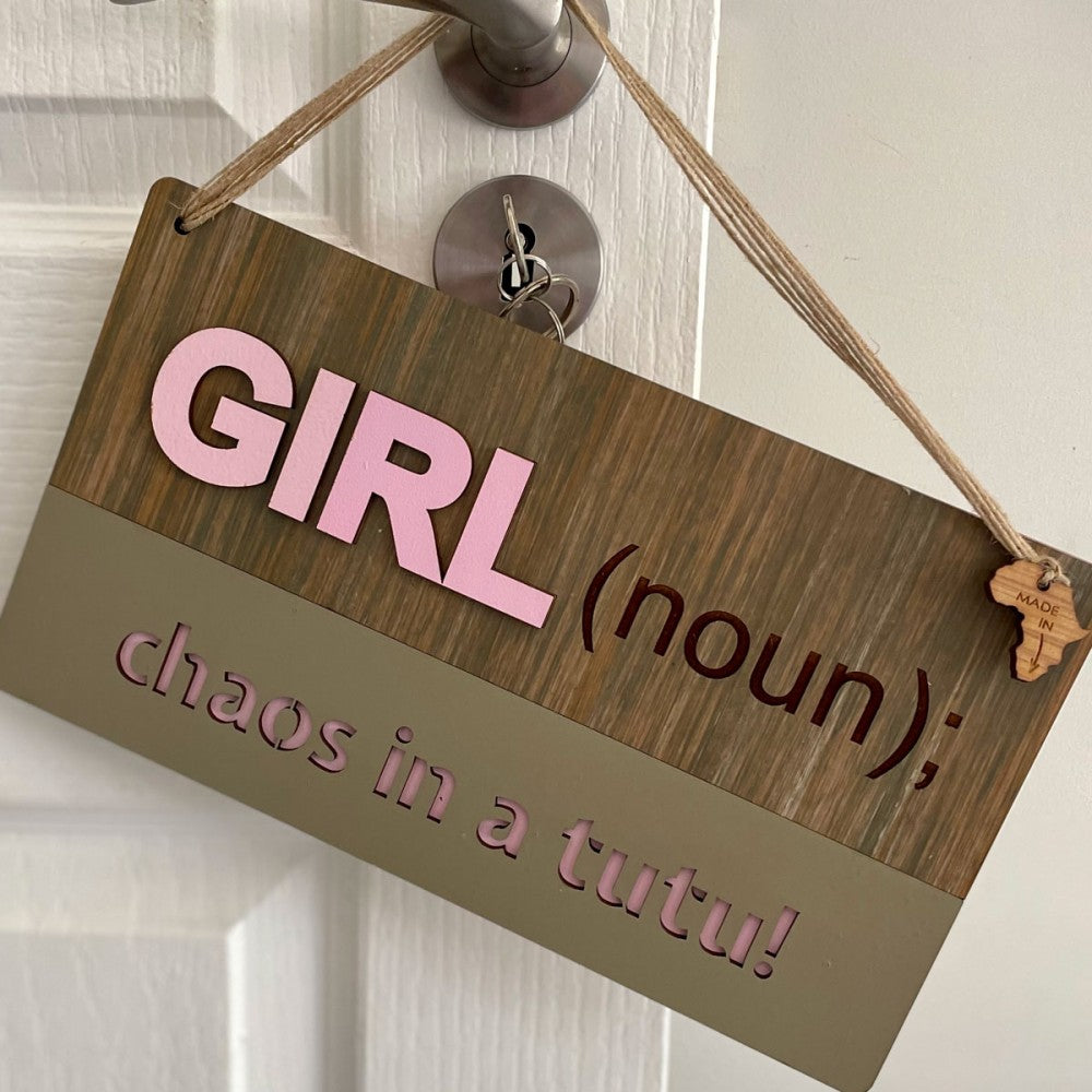 GIRLS Bedroom Sign – A Place To Shop