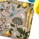 24 Disposable Placemats | Hummingbirds Grey