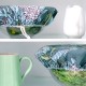 Pack of 3 Bowl Covers | Protea Blue on Gunmetal