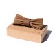Leather Bow Tie | Brown