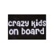 Crazy Kids on Board | VINYL STICKER