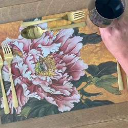24 Disposable Placemats | Japanese Blossom