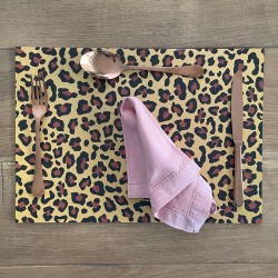 24 Disposable Placemats | Animal Print