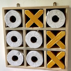 Toilet Noughts and Crosses Set
