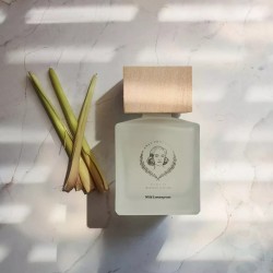 160ml Wooden Top Fragrance Diffuser | Wild Lemongrass
