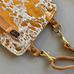 Phone Cover & Leather Pouch | GOLD FLECK