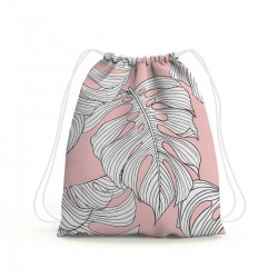 Microfibre Printed Backpack | Mink Delicious