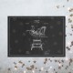 Black and White Christmas Disposable Placemats | Set of 24