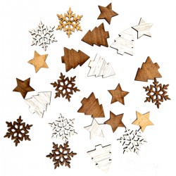 Christmas Confetti | Assorted Wooden
