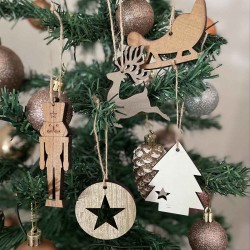 Christmas Decorations | Assorted Wooden