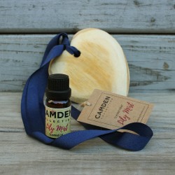 Lily Mist Heart + Oil | Scented Wooden Heart and a Top Up Scented Oil