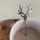 Silver Reindeer Teaspoons | Set of 2