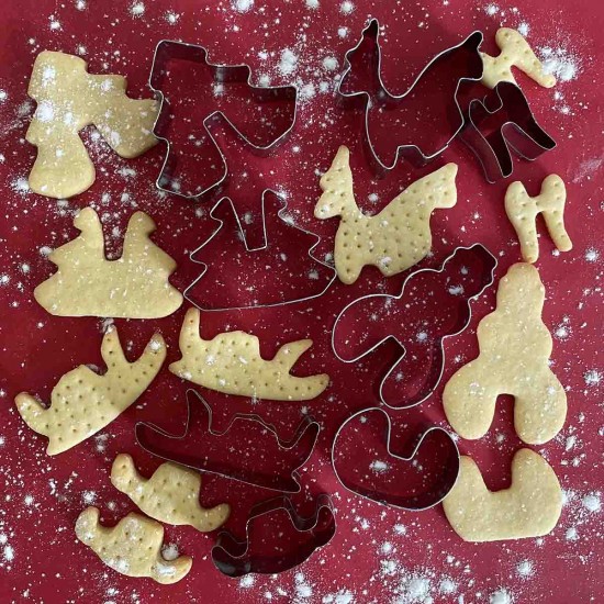 Christmas Character 3D Cookie Cutters 