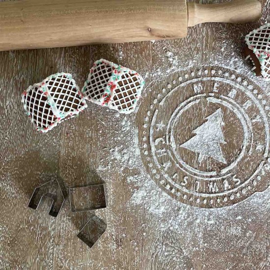 Mini Gingerbread House Cookie Cutters