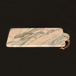 Oblong Bread Board | Pink Marble 