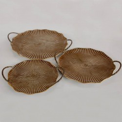 Set of 3 | Lotus Leaf Trays 