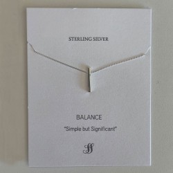 Balance Necklace | Sterling Silver