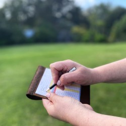Golf Scorecard Holder | Genuine Leather