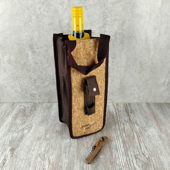 Wine Not Carry Bag with Bottle Opener