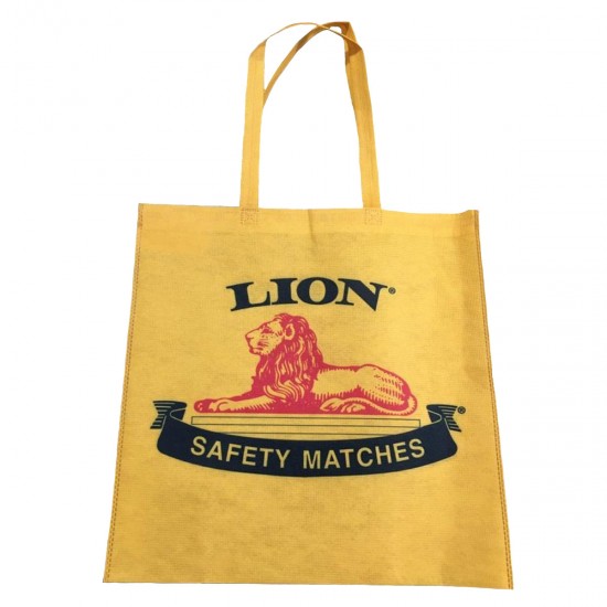 Recycled Plastic Tote Bag | Lion