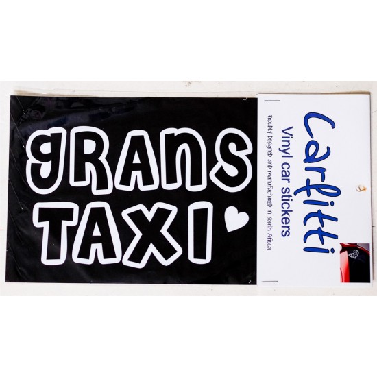 Grans Taxi | VINYL STICKER