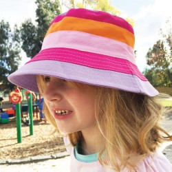 Charlie Childrens Hat  | Pink Orange