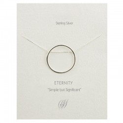 Eternity Necklace | Sterling Silver
