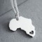 Africa with Heart | Love SA | 45cm Chain | Sterling Silver
