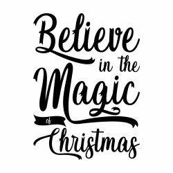 Believe in Christmas Magic | VINYL STICKER