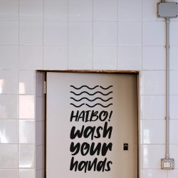 Haibo! Wash Your Hands | VINYL STICKER