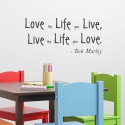 Live the Life You Love | VINYL STICKER