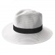 Safari Hat | Black on White