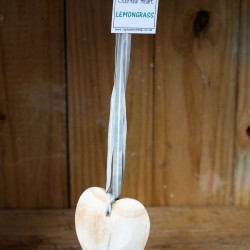 Scented Wooden Heart on Ribbon (no oil included) 